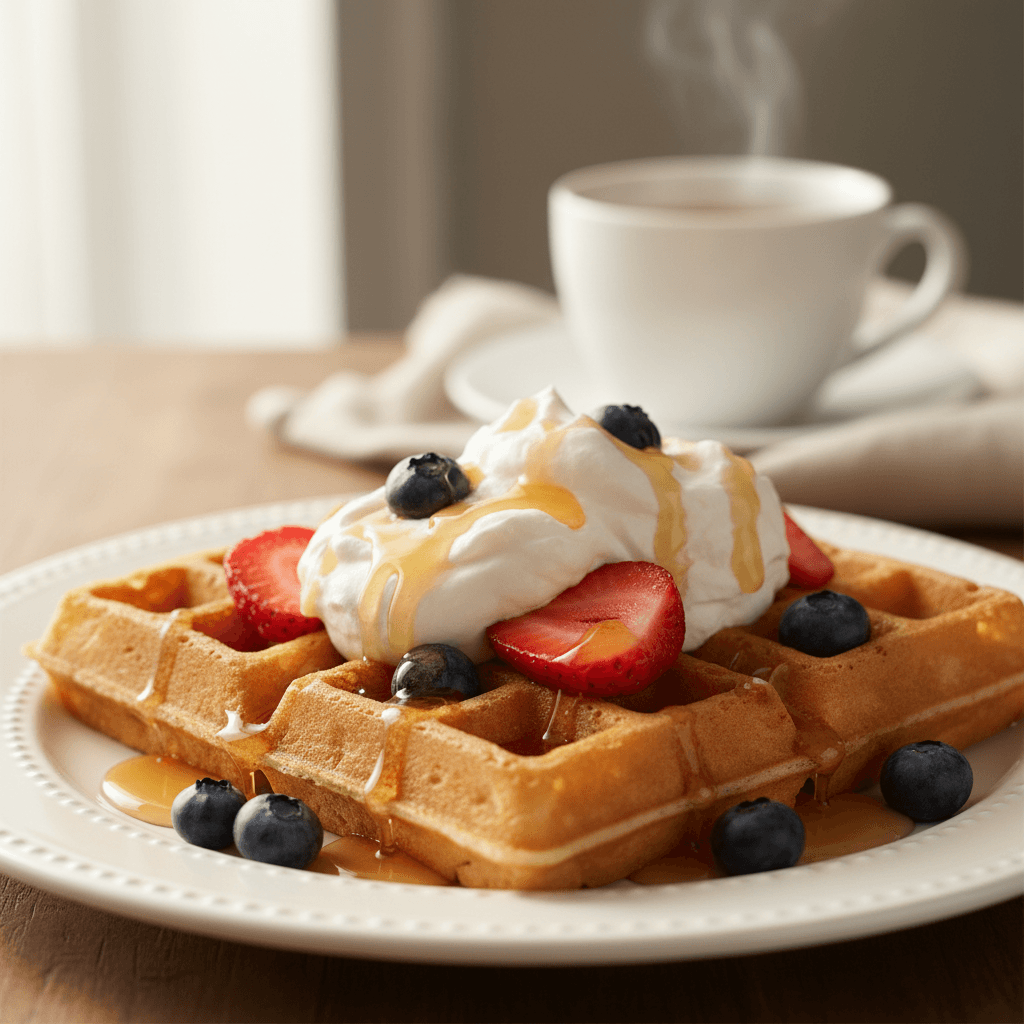 All five waffle varieties displayed together